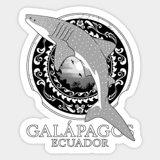Whale Shark Ecuador Galápagos Sticker
